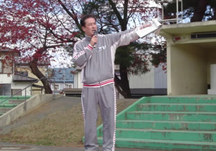 諸注意を述べる木村先生