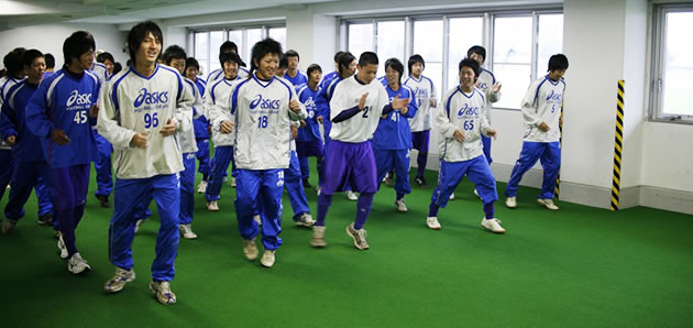 緊張を解きほぐして,アップ開始