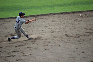 茂木選手のフィールディング