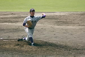 準決勝戦に続いて先発する細川選手