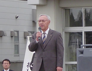 何よりも身の安全を説く校長