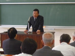 父信三先生を語る森迪彦氏