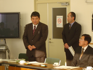 数学部会長の内藤先生